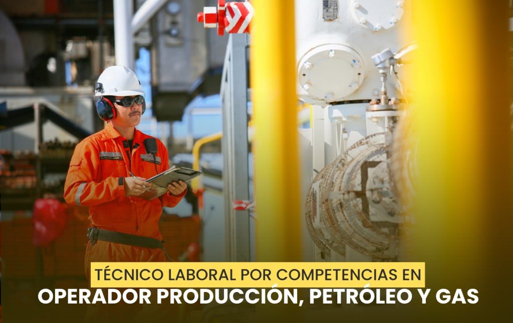 Operador producción, petróleo y gas